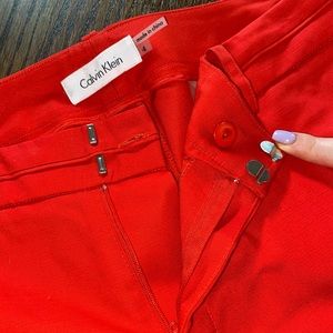 Calvin Klein red women’s pants